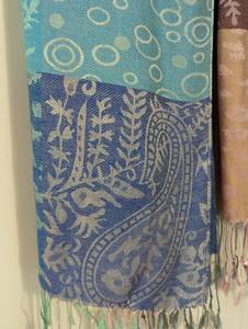 lot 175 image: Two Colorful Silk Scarves