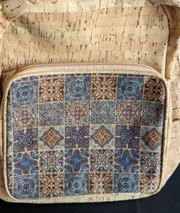 lot 243 image: Small Natural Cork Backpack from Portugal