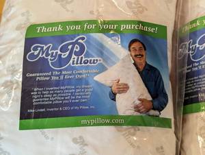 lot 178 image: Two New Travel Size My Pillows