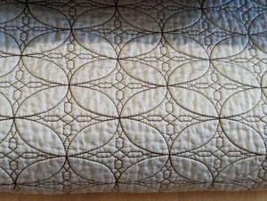lot 179 image: King Size Coverlet and Accent Pillow