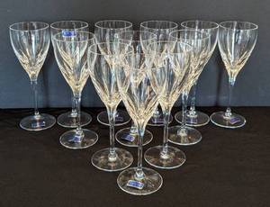 lot 201 image: Waterford Marquis Crystal Wine Glass Set