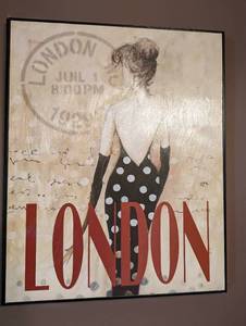 lot 207 image: Paris and London Decorative Wall Signs