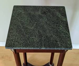 lot 211 image: Faux Marble Plant Stand