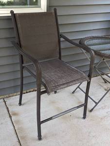lot 216 image: Patio Chairs and Side Table