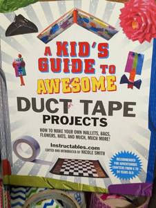 lot 226 image: Kids Duct Tape Project Book and Tape