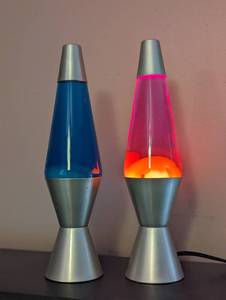 lot 223 image: Pair of Lava Lamps
