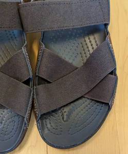 lot 434 image: Dark Brown Crocs Sandals