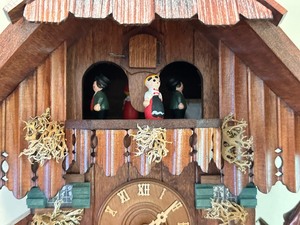 lot 75A image: German Dold Exquisite Black Forest cuckoo clock