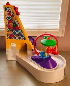 lot 503 image: Vintage Fisher Price Little People Amusement Park Play Set