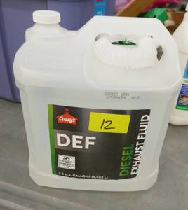 lot 12 image: New 2.5 gal Diesel DEF fluid