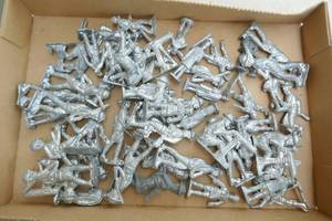 lot 11 image: Box of metal military figures