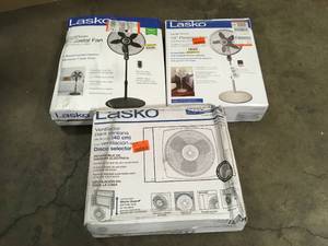 lot 19 image: Lot of Fans Various Models and Conditions Customer Returns See Pictures