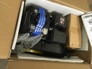 lot 22 image: Champion Power Equipment 22 in. 212cc 4-Stroke Gas Garden Front Tine Tiller with Forward and Reverse  Customer Returns See Pictures