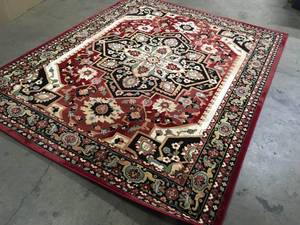 lot 50 image: Bazaar Lenox Red 7 ft 10 in X 10 ft Area Rug    Customer Returns See Pictures