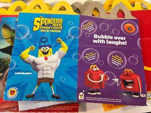 lot 4 image: McDonalds Happy Meal boxes - lot of 50