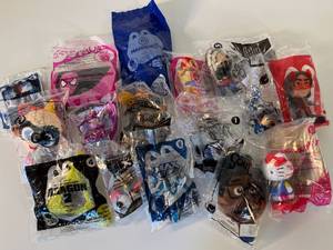 lot 7 image: assorted unopened McDonalds Happy Meal toys - new condition - lot of 16