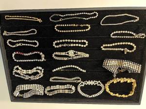 lot 69 image: diamonds are a girls best friend  19 sparkling stunner bracelets