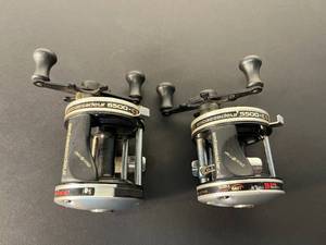 lot 91 image: 2 completely restored fishing reels Abu-Garcia 5500-C3  6500-C3, made in Sweden