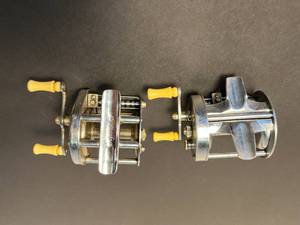lot 92 image: 2 completely restored fishing reels SouthBend #300A  350