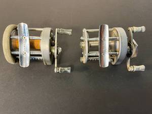 lot 98 image: 2 completely restored fishing reels Pflueger Supremes, made in USA