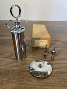 lot 205 image: the doctor will see you now...... say what  vintage ear syringe in box