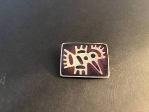 lot 246 image: mid-century sterling silver pin from Norway