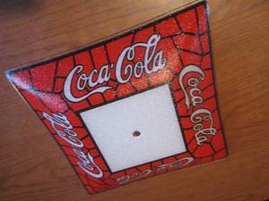 (DL) Vintage Coca-Cola Ceiling Lig...