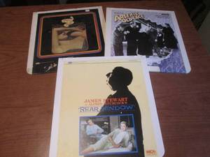 (DL) 3 Vintage Video Discs See Pho...