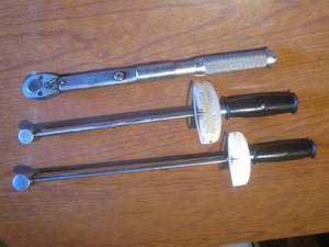 (K) 3 Torque Wrenches Craftsman Foo...