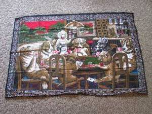 (K) Vintage Dogs Playing Poker Tape...