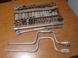 (K) Assorted 12 Drive Sockets and...