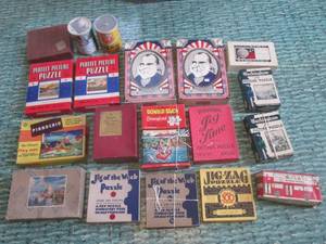 (UR2) Assortment of Vintage Puzzles...