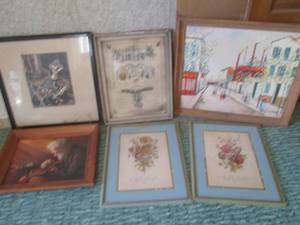 (UR3) Assorted VintageAntique Fram...