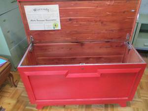 lot 219 image: Bluebird Red Ceder Chest...