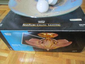 lot 222 image: Ceiling Light Fixture x2...