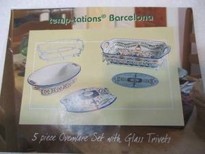 lot 231 image: 5 Piece Ovenware Set...
