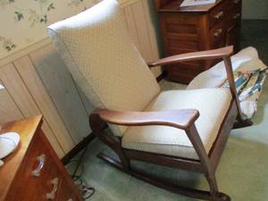 lot 245 image: Vintage Rocking  Chair...