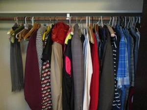 lot 248 image: Large Misc Clothes and Hangers...