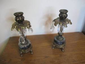 lot 298 image: Vintage Candle Holders...