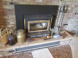lot 32 image: Assorted Fireplace Tools and Access...
