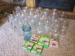 lot 35 image: Assorted Canning Jars and Lids...