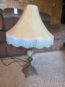 lot 42 image: Vintage Lamp Cast Metal Base with S...