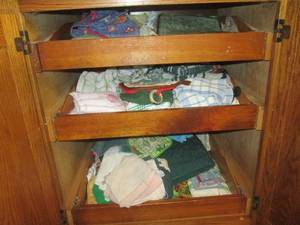 lot 97 image: Cabinet Full of Assorted Kitchen To...