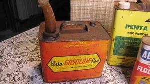 lot 806 image: Vintage Porta-Gasolne can 1 Gallon ...