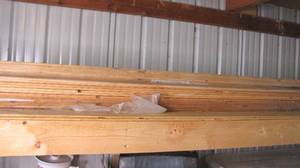lot 821 image: Cabin grade pine 516 inch 3.5 inch...