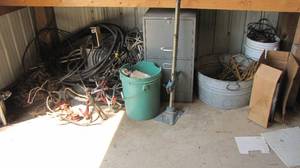 lot 847 image: All the content under the shelf on the floor.