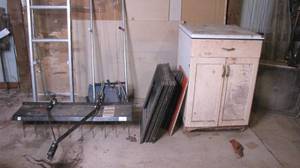 lot 8 image: Dethatcher, Ladder, and more