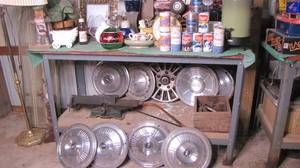 lot 13 image: Table Full of Misc. Vintage Items