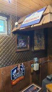 lot 428 image: Bar Style Wall decor to include a t...