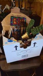 lot 430 image: Box of Antique through modern day h...